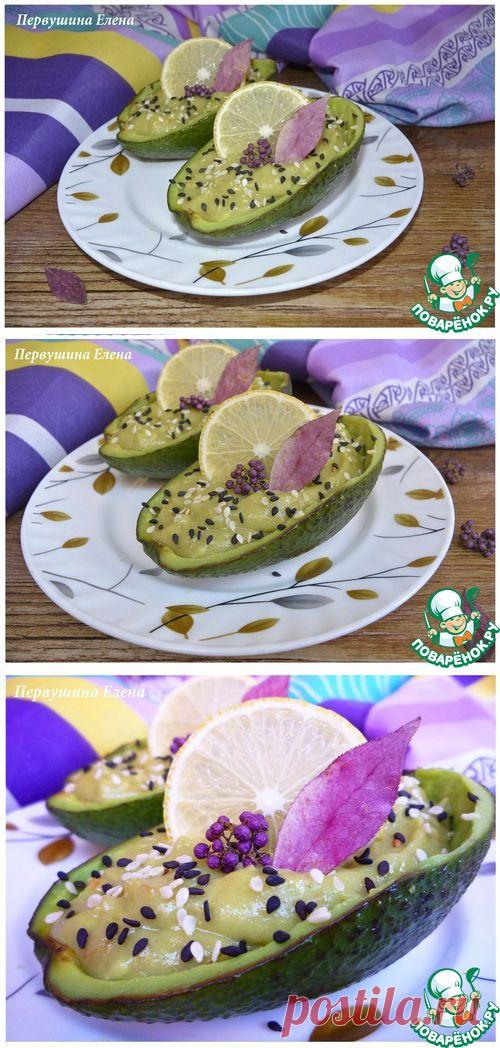 Десерт из авокадо со сливками - кулинарный рецепт