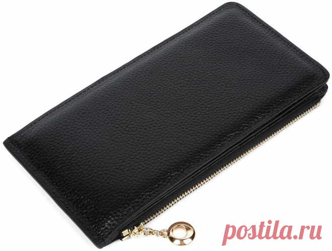 BIG SALE-40% OFF-YALUXE Women's Genuine Leather Multi Card Organizer Wallet with Zipper Pocket Black at Amazon Women’s Clothing store: