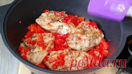 Приготовьте макароны с курицей на ужин