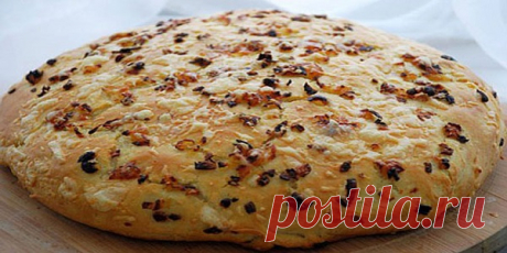 Вкуснейший домашний хлеб с луком и сыром. Захотела печь ароматный хлеб. Получилось вкусно!