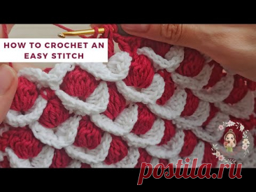 How To Crochet An Easy Stitch / Crochet Blankets / Crochet Shawls
