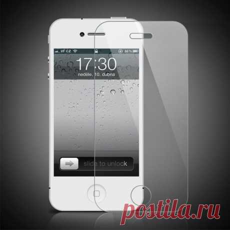 Высокая ясно передняя pelicula де vidro для iPhone 4 4S экран протектор защитная пленка для iPhone 4 4S закаленное стекло фильм, принадлежащий категории Защитные пленки и относящийся к Телефоны и телекоммуникации на сайте AliExpress.com | Alibaba Group