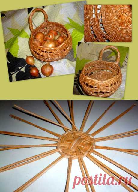 Изумительный handmade: Корзинка для лука | Изюминки
