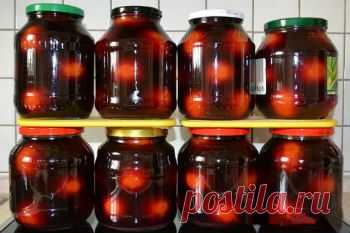 Рецепт помидоров в красном вине на зиму - Овощи на зиму . 1001 ЕДА вкусные рецепты с фото!
