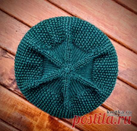 Женский берет, связанный на круговых спицах. Работа essa.handmade, Вязание для женщин