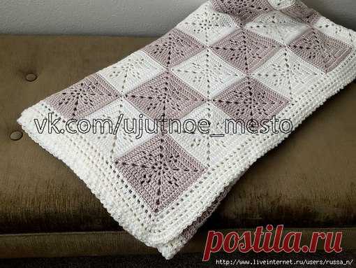 #плед_мотивами@ujutnoe_mesto_vjazanie