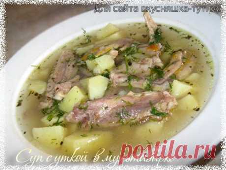 Суп с уткой  в мультиварке - Готовим сами
