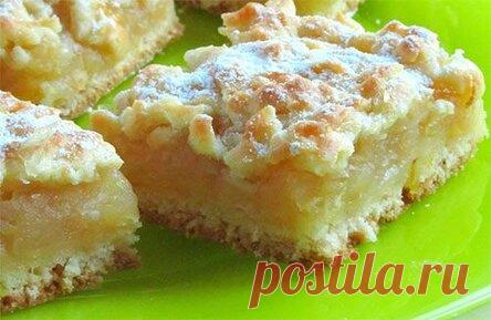 Обалденный яблочно-лимонный пирог