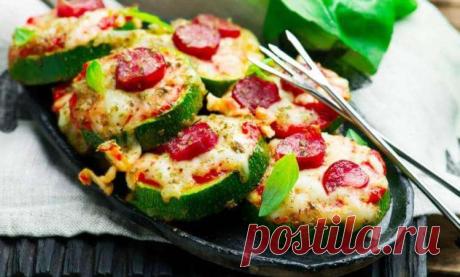 Мини-пицца из цукини Это прекрасное, лёгкое, ароматное диетическое блюдо, которое придётся по вкусу абсолютно всем.
