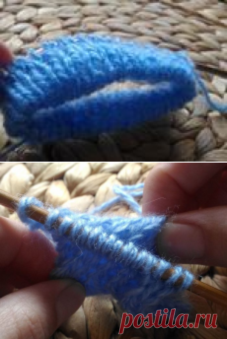 Двойная вязка спицами: варианты выполнения