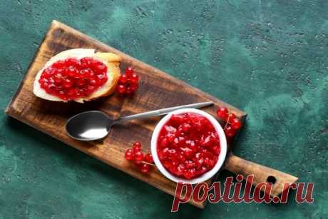Джем из красной смородины с желатином — Домашняя кулинария