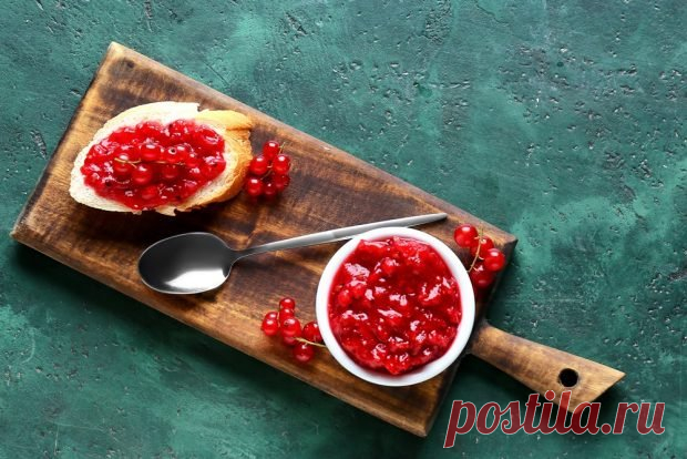 Джем из красной смородины с желатином — Домашняя кулинария