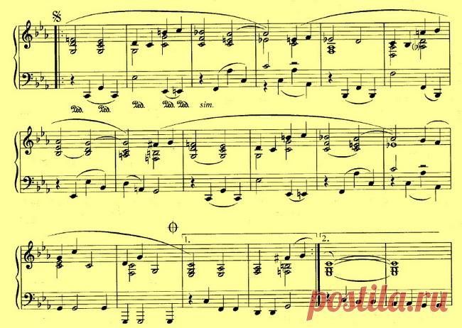 Шербурские зонтики ноты