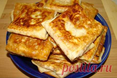 Рецепты горячих закусок из лаваша