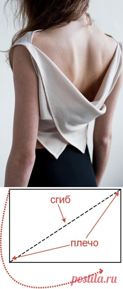 Оригинальный топ: потрясающе легко и просто!