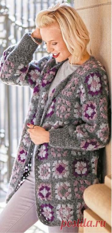 GRANDMA SQUARES JACKET FREE PATTERN