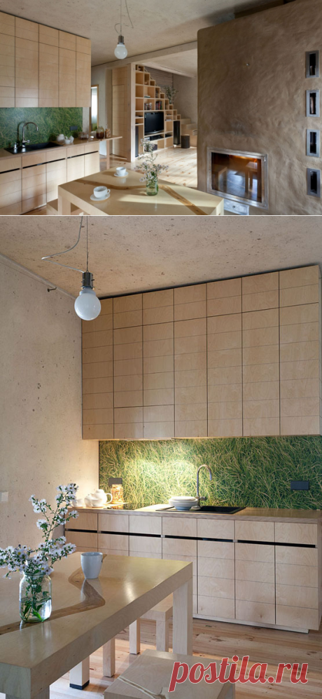 Эко-интерьер брусового дома от Ryntovt Design - Дизайн интерьеров | Идеи вашего дома | Lodgers