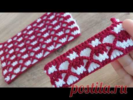 SUPER EASY CROCHET KNITTING BABY BLANKET... TIĞ İŞİ YAPIMI KOLAY BATTANİYE YELEK ÖRGÜ MODELİ..
