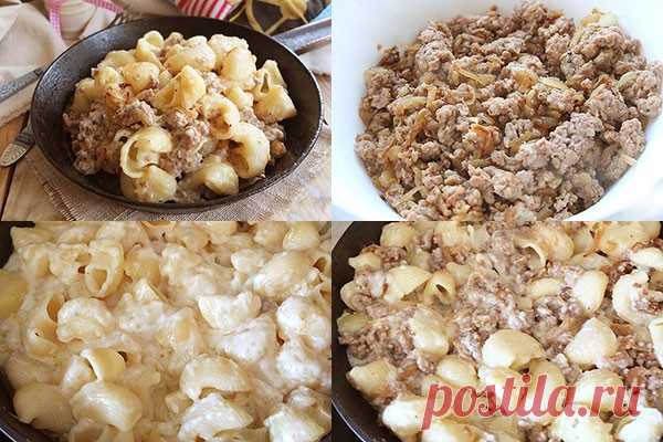 Макароны по-флотски в белом соусе — Домашний уют