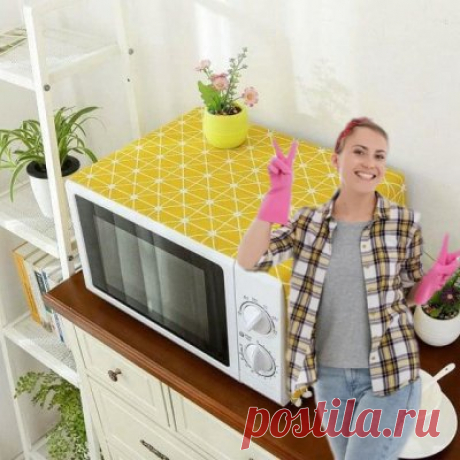 Реальный способ отмыть микроволновку от жира за 10 минут