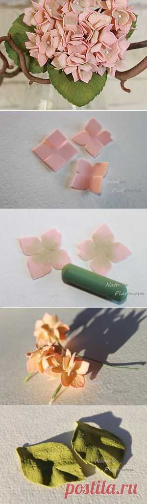 Создаем Гортензию из фоамирана