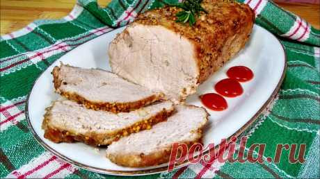 Мясо свинины запечённое в духовке с горчицей и медом рецепт с фото пошагово и видео - 1000.menu