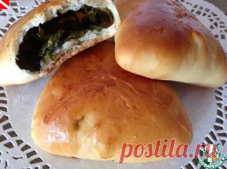 Булочки-пирожки со щавелем и яблоком Кулинарный рецепт