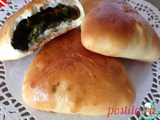 Булочки-пирожки со щавелем и яблоком Кулинарный рецепт