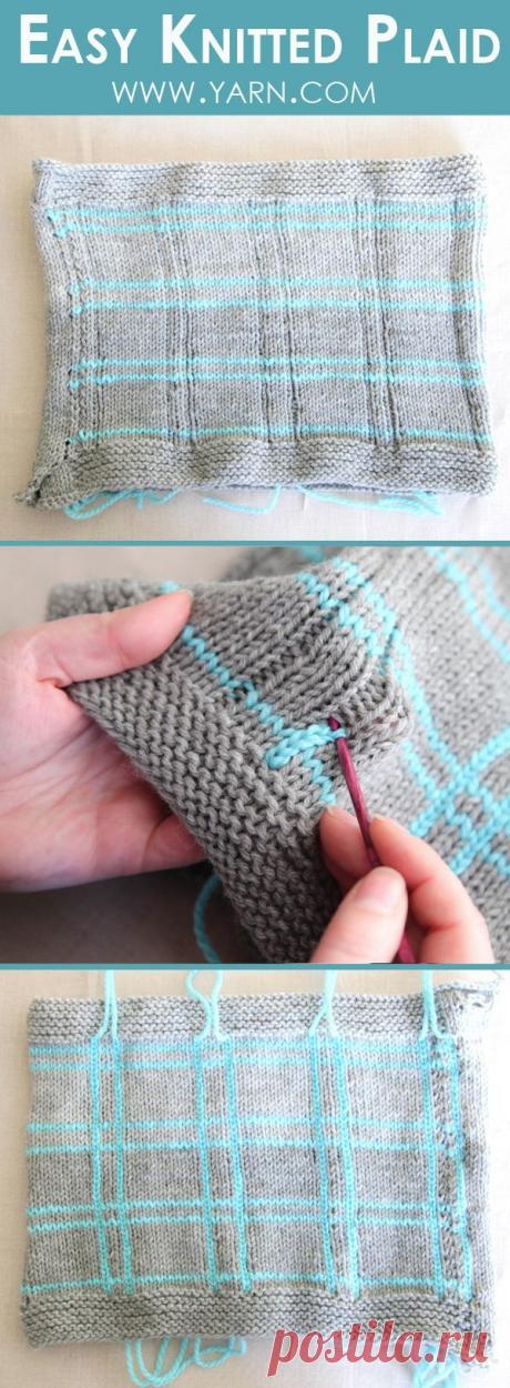Хорошая идея для вязания клетки