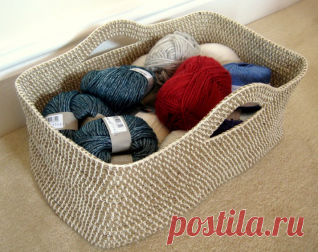 Crochet Rope Basket | Make My Day Creative