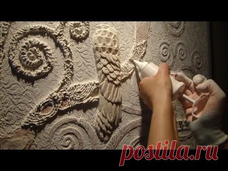 Мастер Класс #Барельеф дерева Климта ЧАСТЬ 1(3) Создание барельефа #своими руками