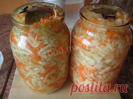 Маринованная капуста быстро и просто рецепт с фото пошагово - 1000.menu