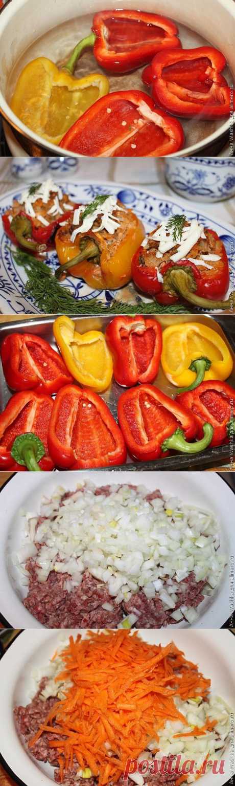Фаршированный перец в духовке / Рецепты с фото