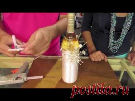 ▶ botella decorada boda - YouTube