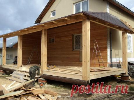 Веранда в своем доме своими руками: как построить, инструкция Как построить веранду в своем доме: плюсы и минусы, какие бывают, инструменты и материалы, пошаговая инструкция, фото, видео.