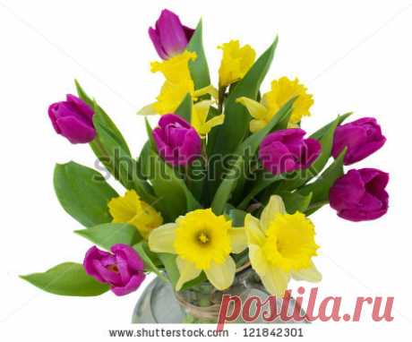 Bouquet Flowers Happy Birthday Imagen De Archivo (stock) 744240841 - Shutterstock