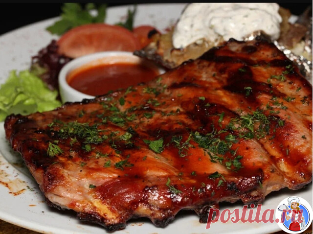 Свиные ребрышки запеченные в духовке | OK.RU