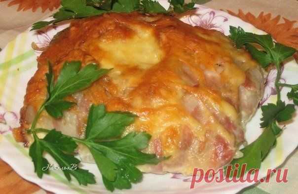 Грибная картошечка в мясном мешочке | Мамам, женщинам, бабушкам и очень любознательным.