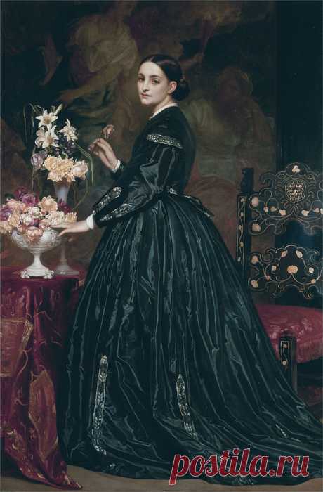 Миссис Джеймс Гатри. Английский художник Фредерик Лейтон (1830-1896)  |  ЖИВОПИСЬ В СТИЛЕ ВИКТОРИАНСКОГО АКАДЕМИЗМА