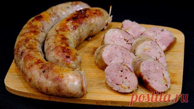 Домашняя колбаса из свинины – деревенская, очень вкусная и ароматная Вкусная и ароматная колбаса из свинины. Для рецепта домашней колбасы понадобится натуральная оболочка или по-простому кишка.