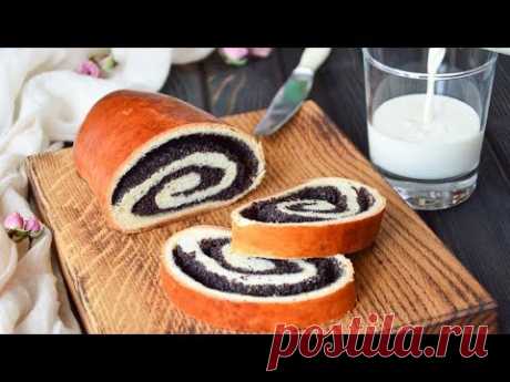 РУЛЕТ с маком ☆ КАК ПРИГОТОВИТЬ сочную маковую НАЧИНКУ