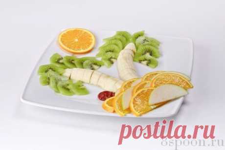 Красивая нарезка фруктов: идеи с фото для вдохновения! | 8 Ложек
