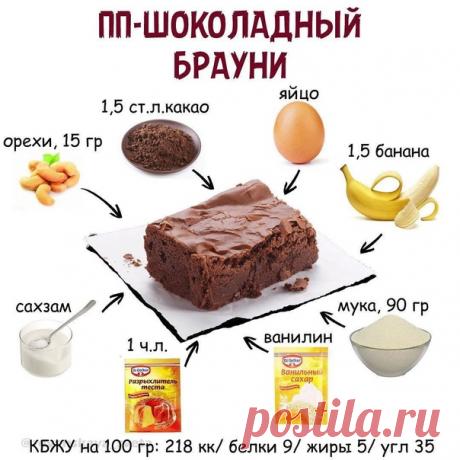 ПП шоколадный брауни
Взбиваем яйцо до пены, добавляем банан (предварительно блендируем его или качественно разминаем вилкой).
Далее добавляем просеянную муку и какао, затем – всё остальное.
Разрыхлитель – в самом конце. Всё перемешиваем.
Выпекаем в духовке 35-40 мин при 180 градусах.