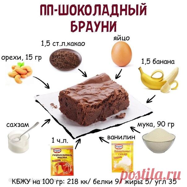 ПП шоколадный брауни

Взбиваем яйцо до пены, добавляем банан (предварительно блендируем его или качественно разминаем вилкой).
Далее добавляем просеянную муку и какао, затем – всё остальное.
Разрыхлитель – в самом конце. Всё перемешиваем.
Выпекаем в духовке 35-40 мин при 180 градусах.