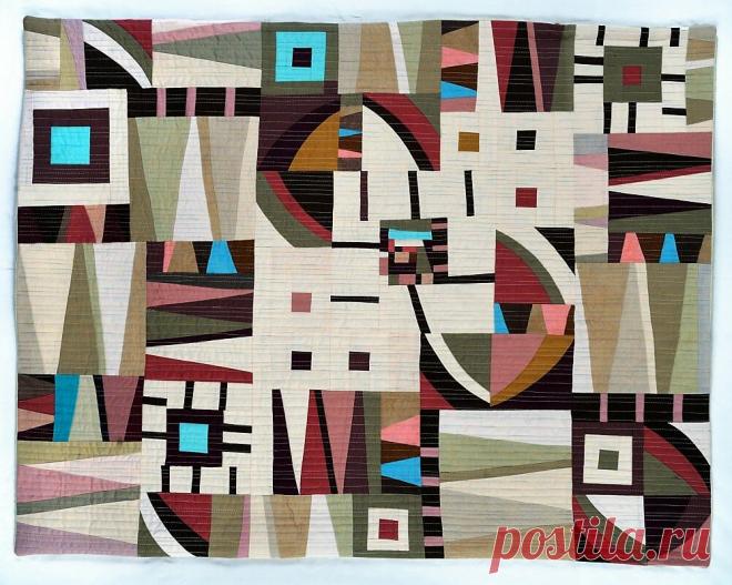 Авангардные работы в технике лоскутного шитья Синди Гризделы | Лоскуток к лоскутку | Яндекс Дзен