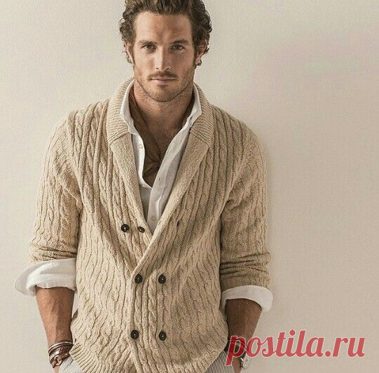 Вязание для мужчин. Отличная подборка! | Ольга Прилуцкая, вязание - это модно | Дзен