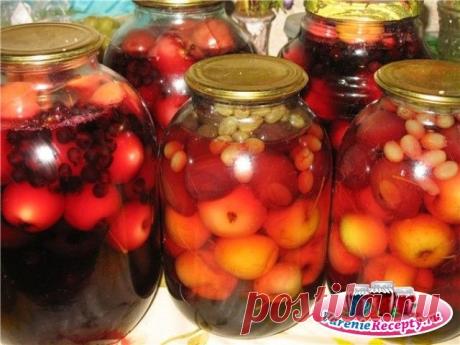 Вкусные компоты на зиму без стерилизации