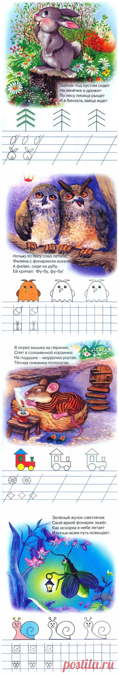 ПРОПИСИ "Зверушки".