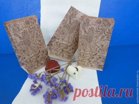 Крафт пакет с рисунком - коричневый,крафт,Крафт-бумага,крафт пакет,крафт упаковка