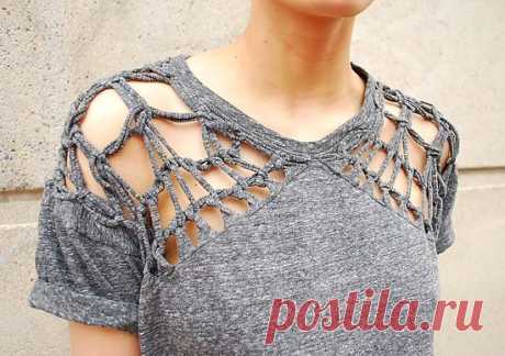 Переплетенная футболка Isabel Marant / Футболки DIY / Модный сайт о стильной переделке одежды и интерьера